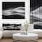 Designart - Glittering Silver Pattern - Abstract Canvas art print